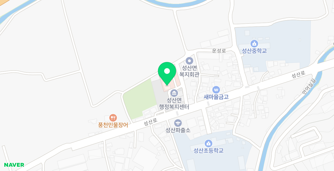 고령군청성산면 KIOSK 위치 지도