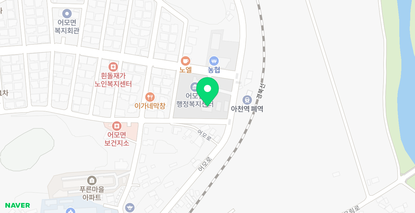김천시어모면행정복지센터 위치 지도