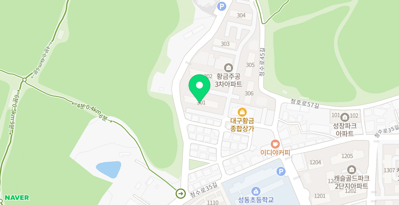 황금종합복지관 위치 지도