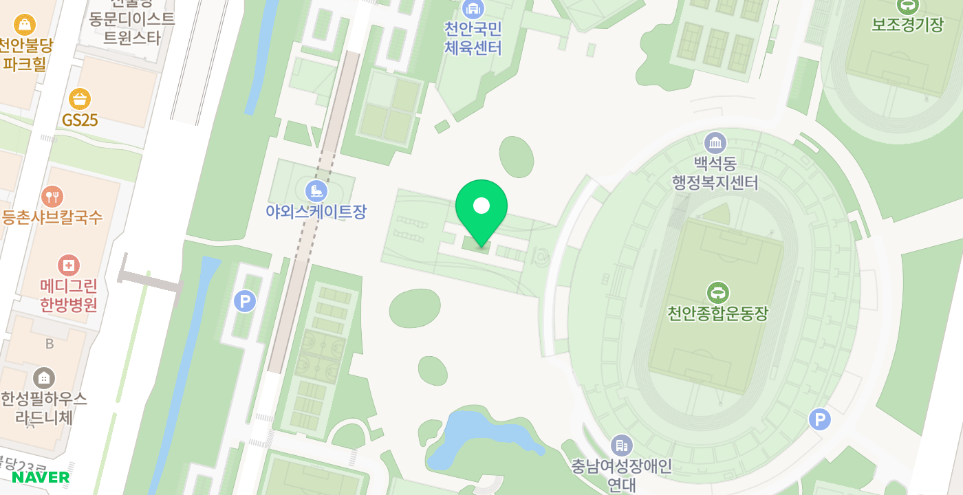 백석동행정복지센터외부 위치 지도