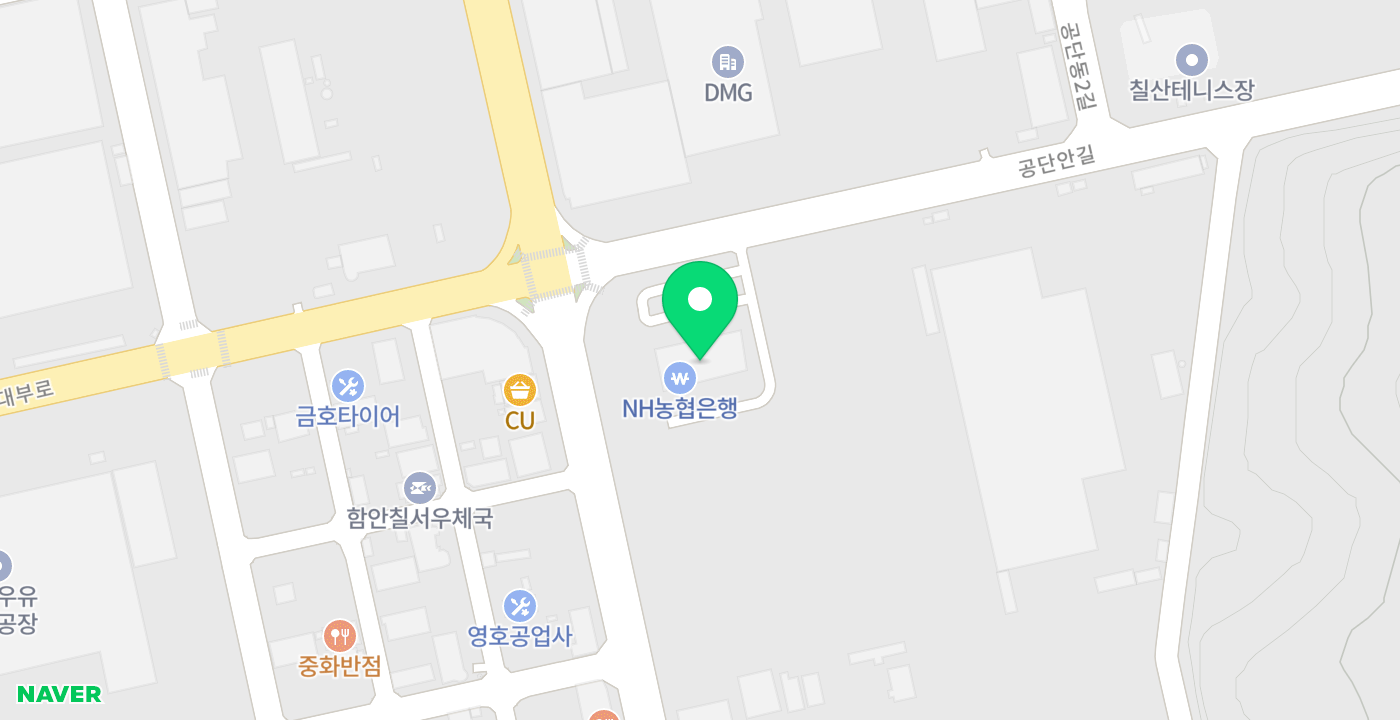 칠서공단 위치 지도