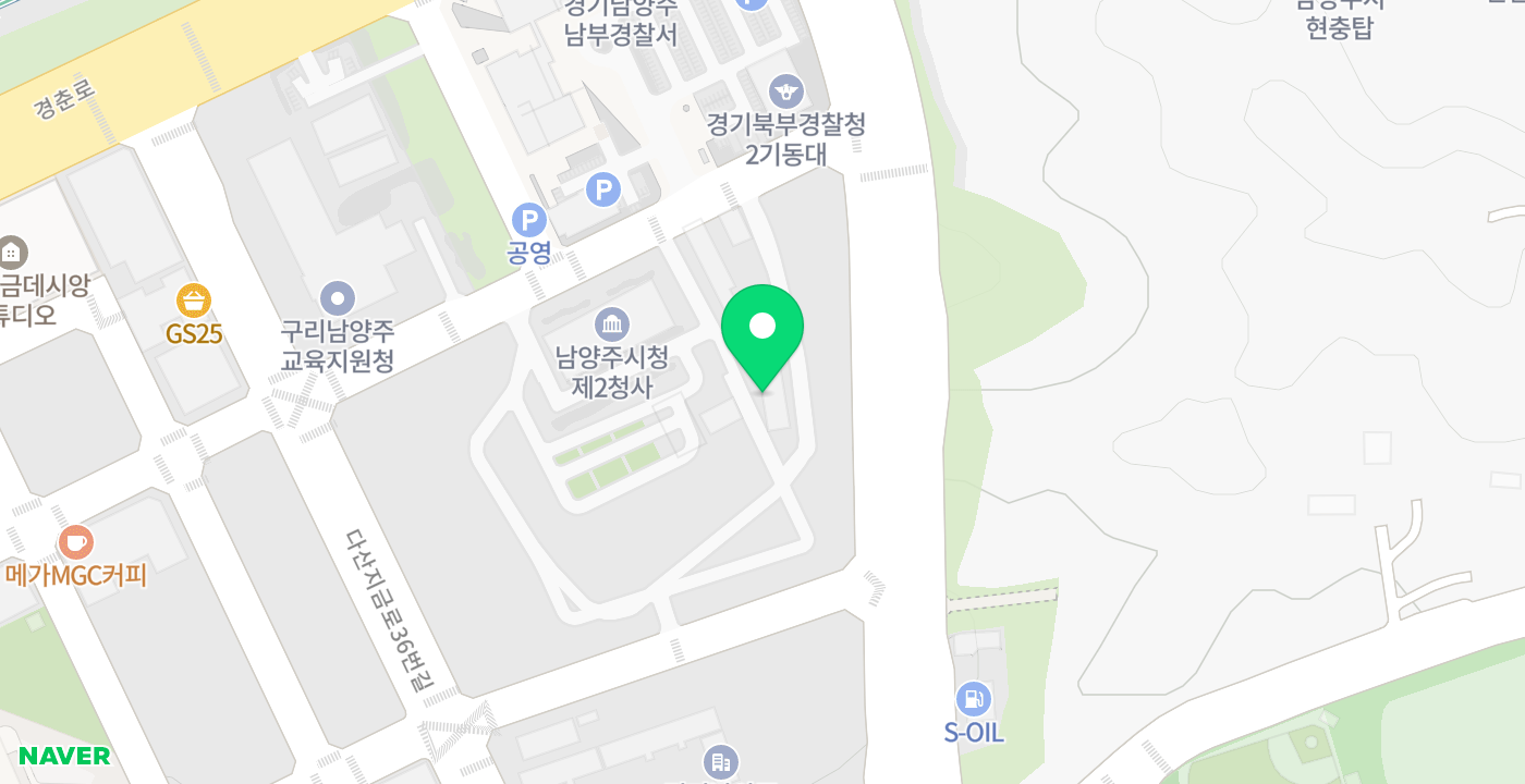 부동산관리과(2청사) 위치 지도