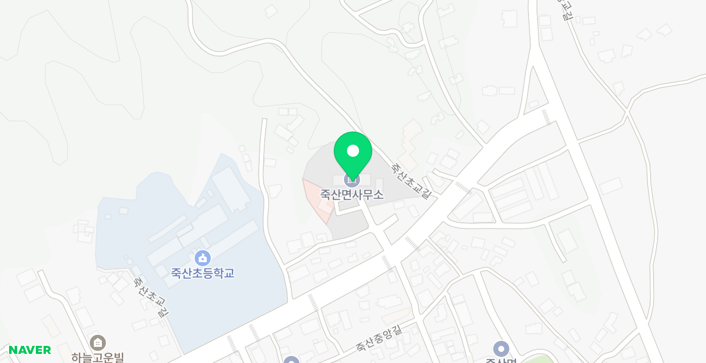 죽산면 행정복지센터 위치 지도