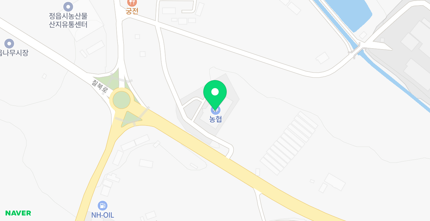 샘골농협 북면지점 위치 지도