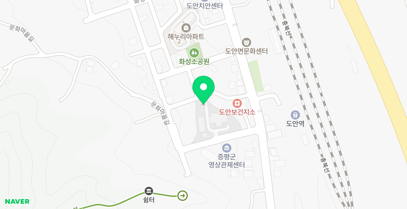 증평군도안면 KIOSK 위치 지도
