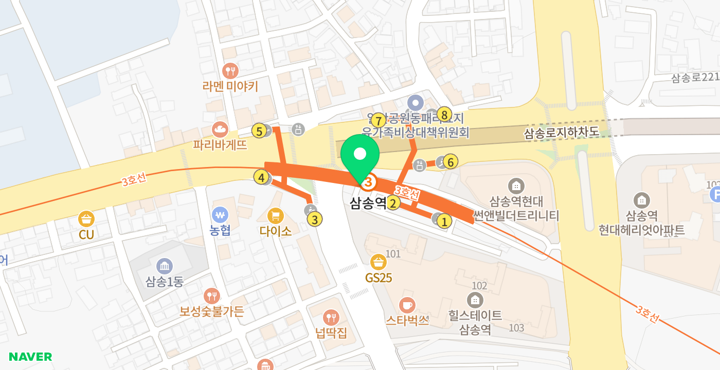삼송역 위치 지도