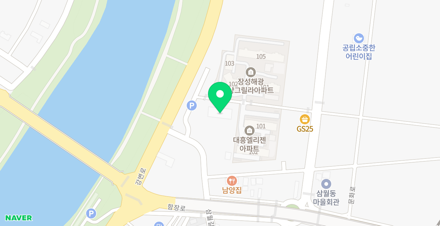 농어촌공사 장성지사 위치 지도