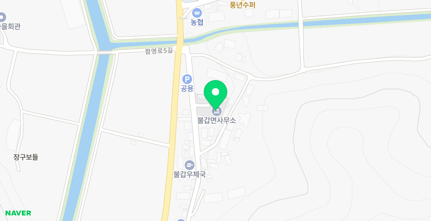 불갑면사무소 위치 지도