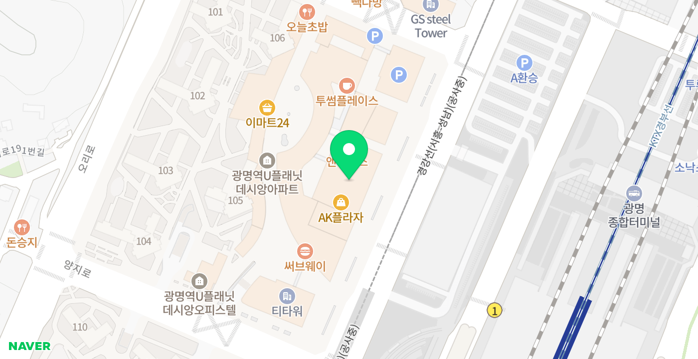 일직동행정복지센터 위치 지도