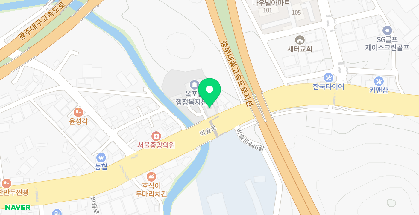 옥포읍사무소 1 위치 지도
