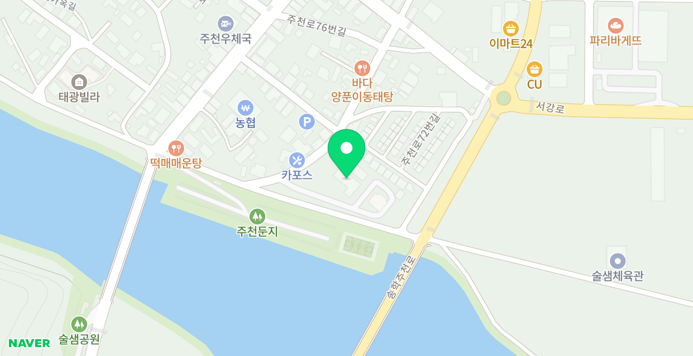 주천면사무소 위치 지도