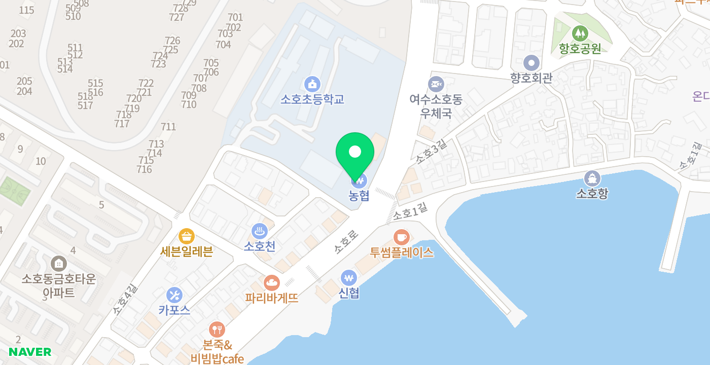 소호동 원예농협 위치 지도