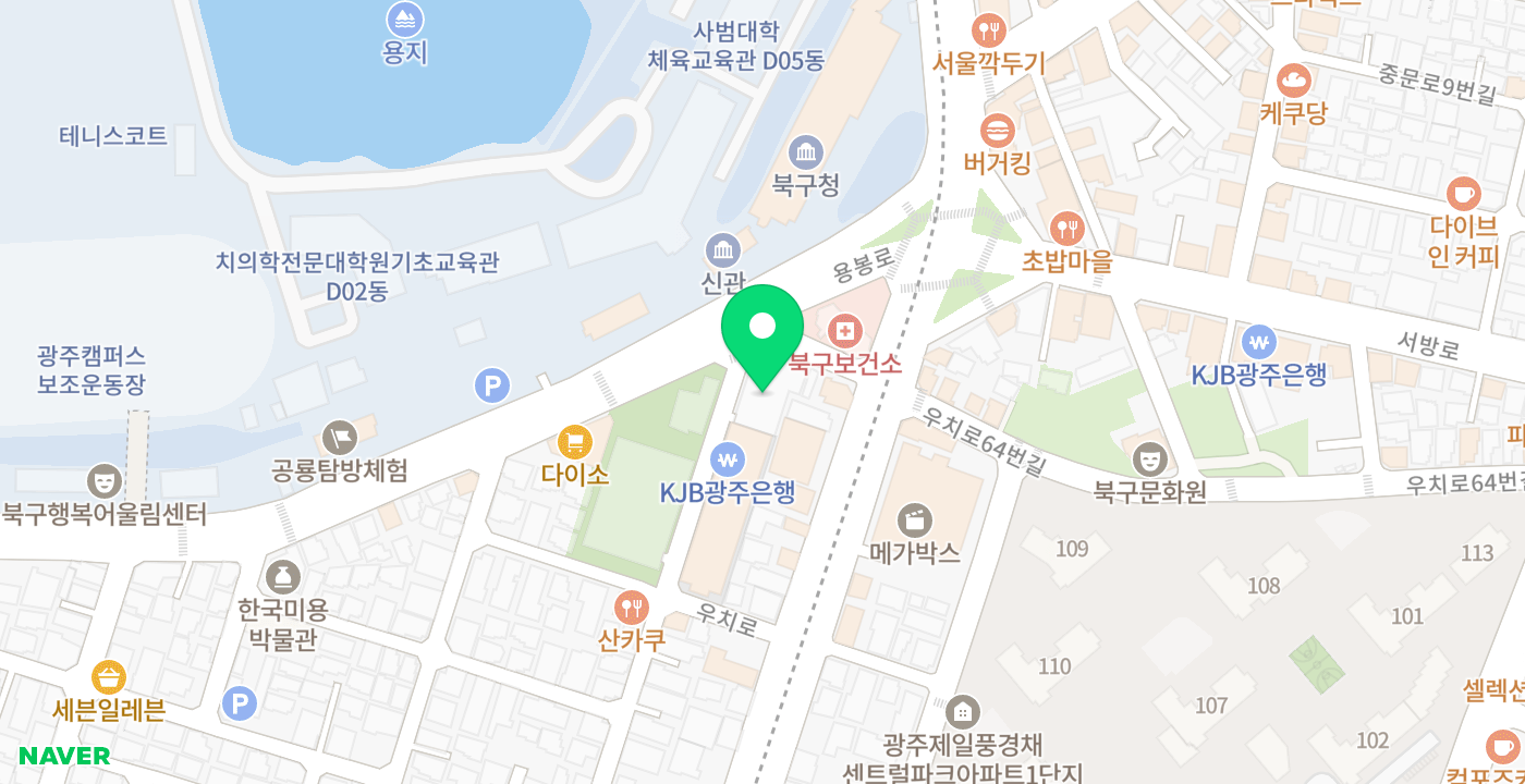 북구청 교통행정과 위치 지도