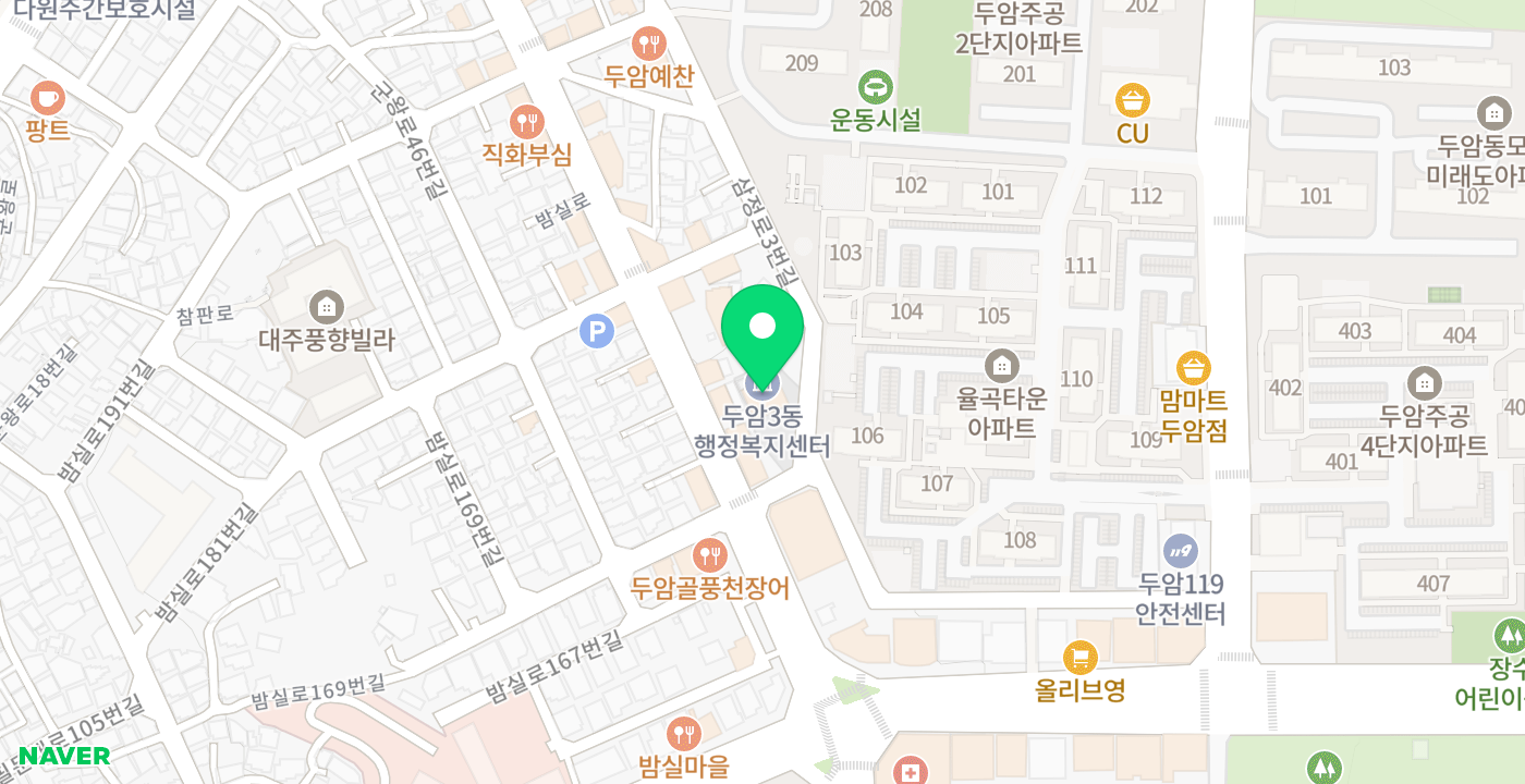 두암3동 행정복지센터 위치 지도