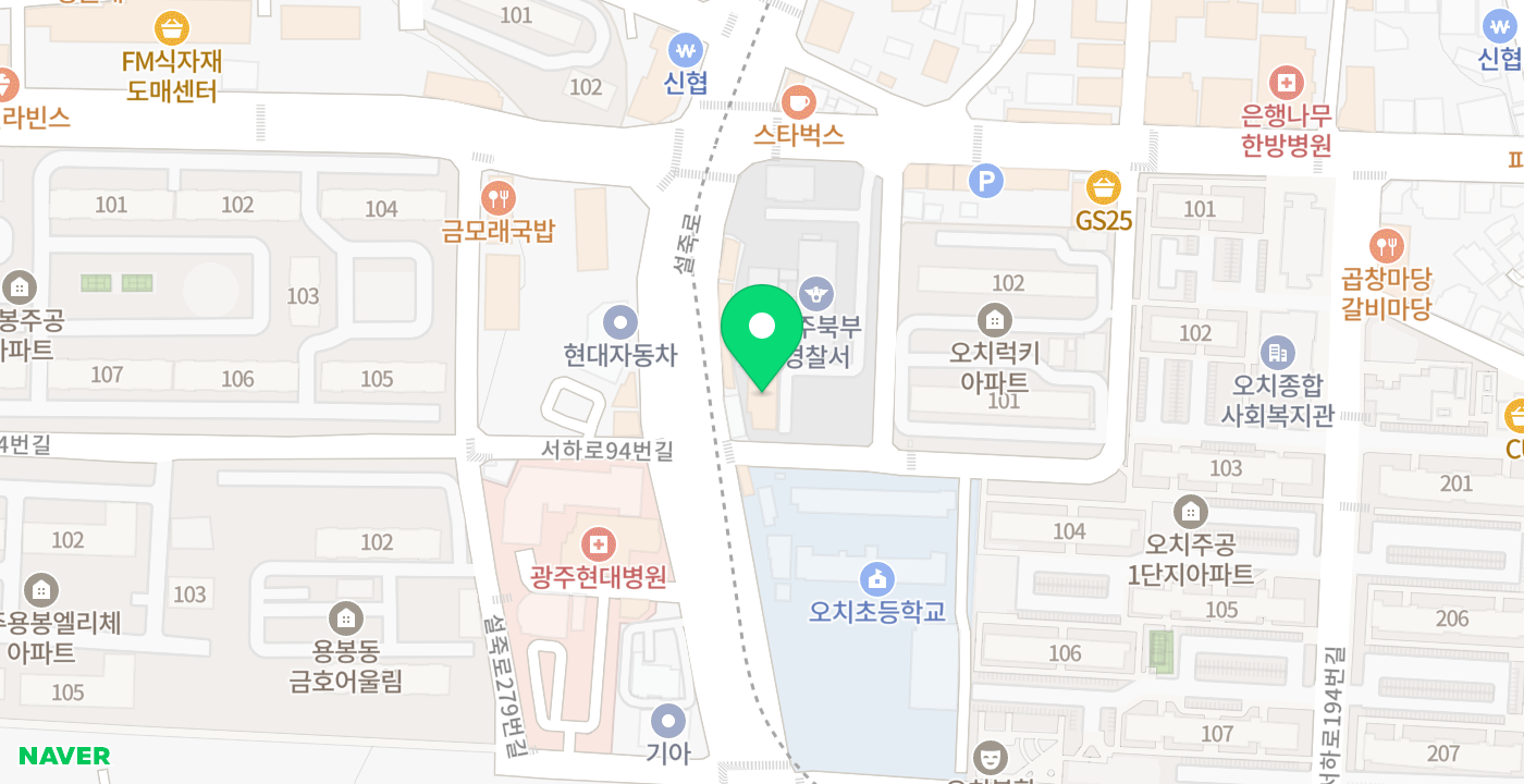 북부경찰서 위치 지도