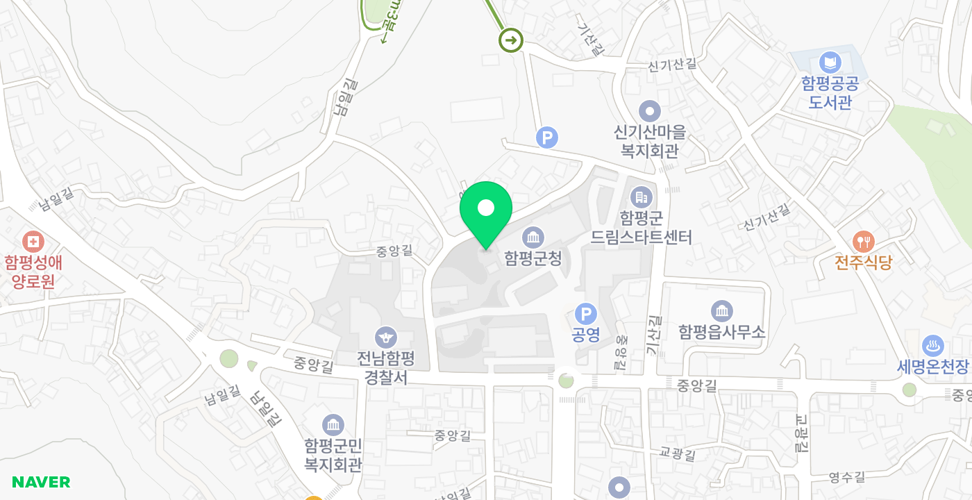함평군청 위치 지도