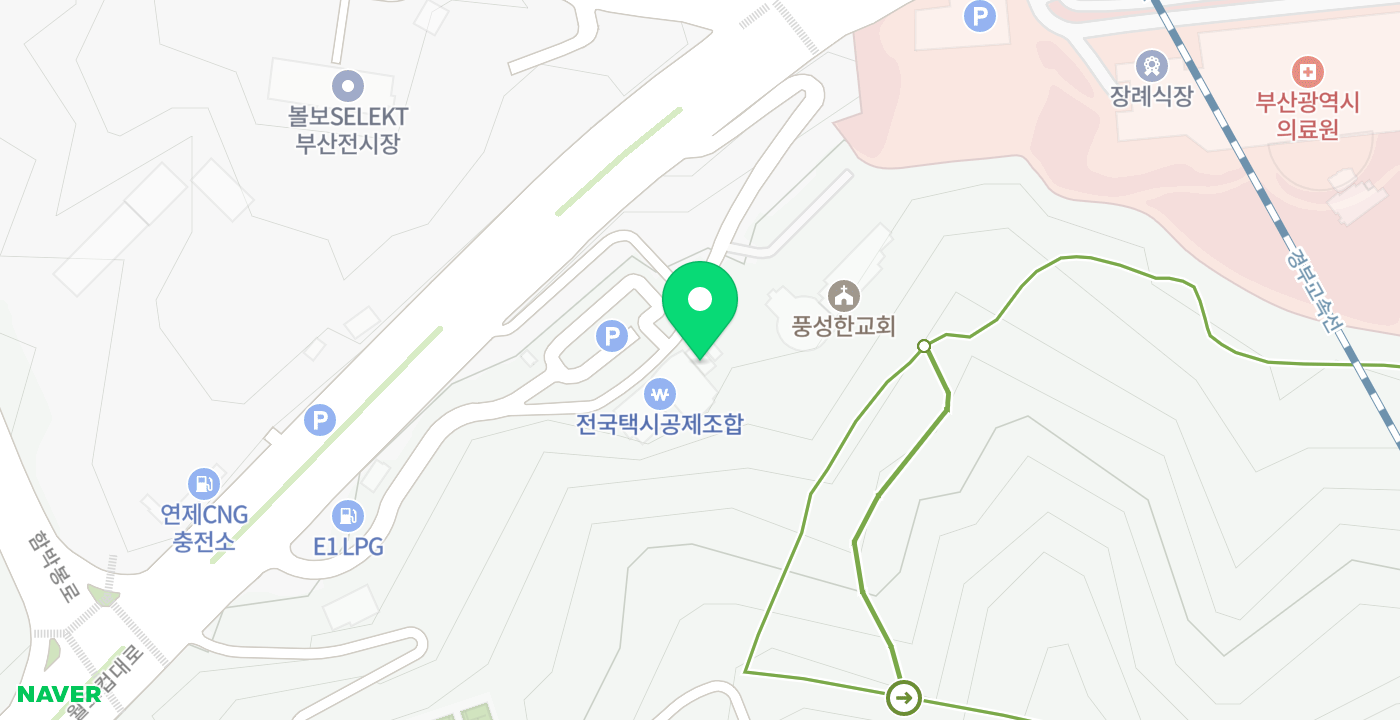 개인택시운송조합 위치 지도