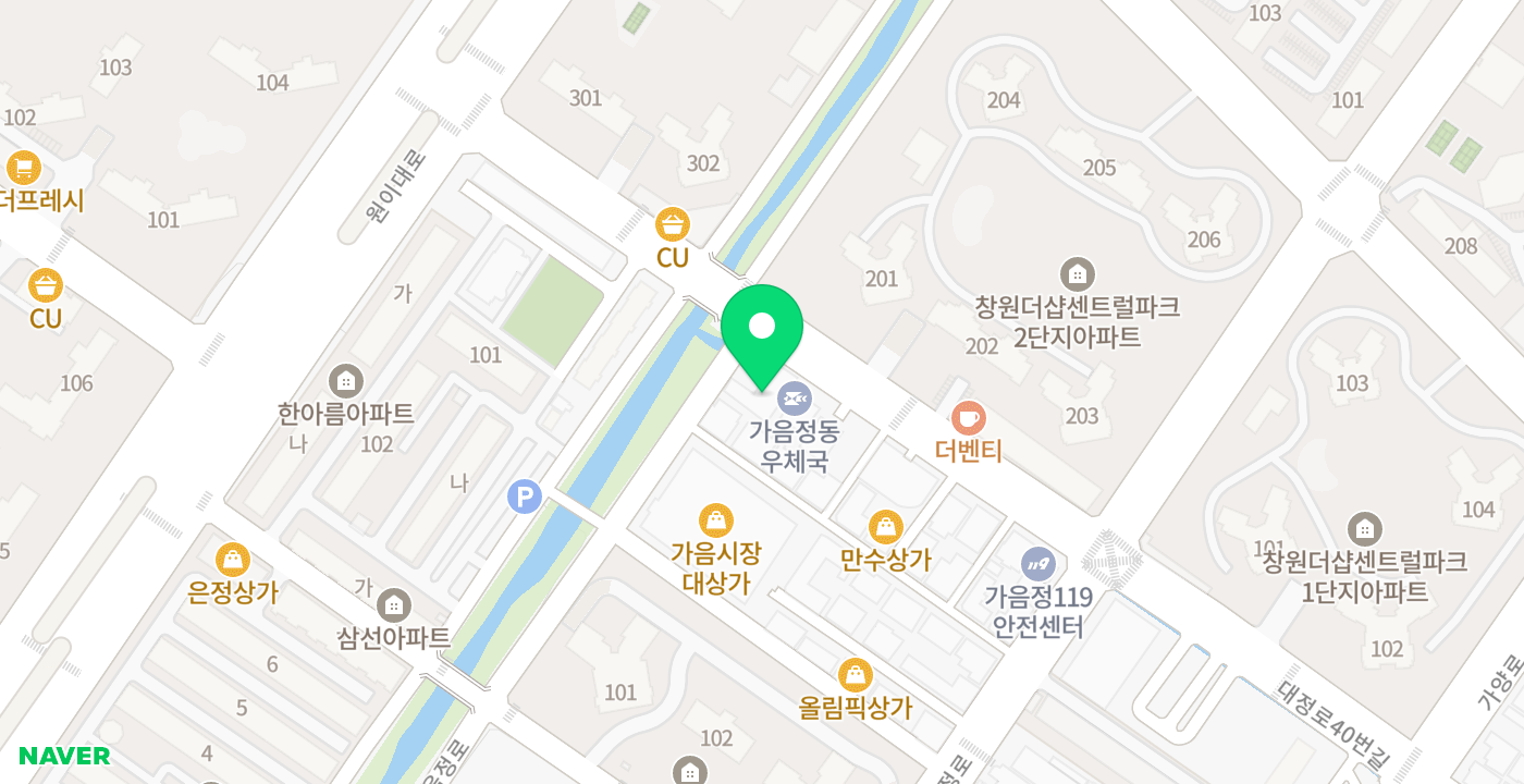 가음정민원센터 위치 지도