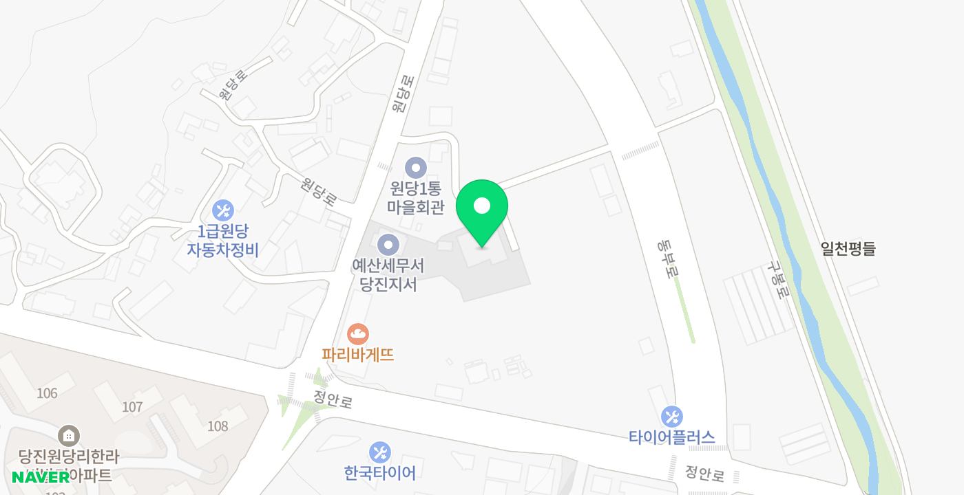 당진3동무인 KIOSK 위치 지도
