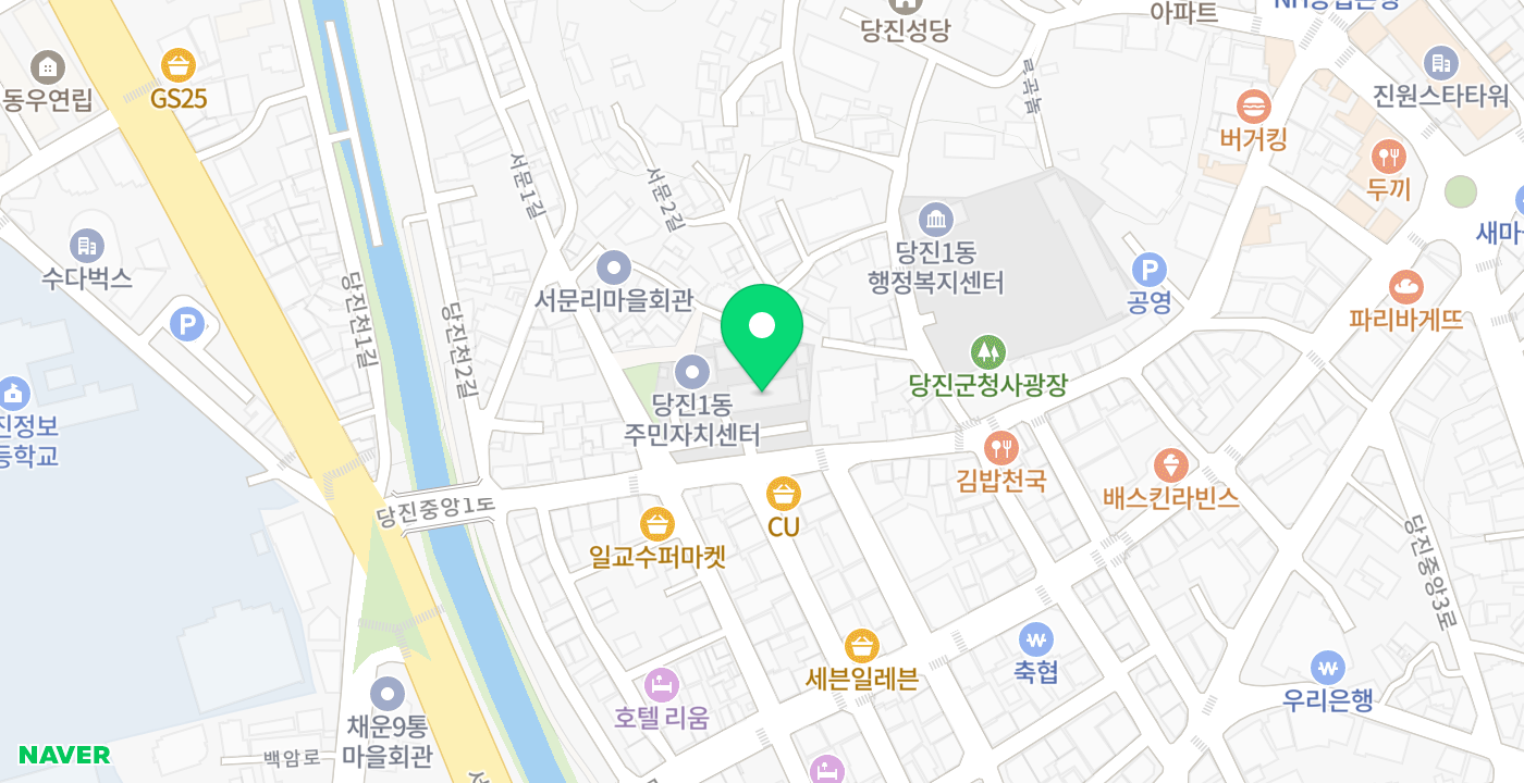 당진1동무인 KIOSK 위치 지도