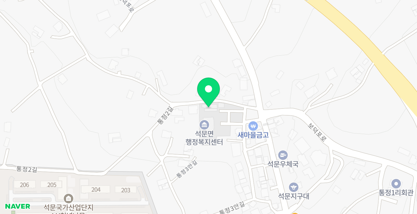 석문면_무인 KIOSK 위치 지도