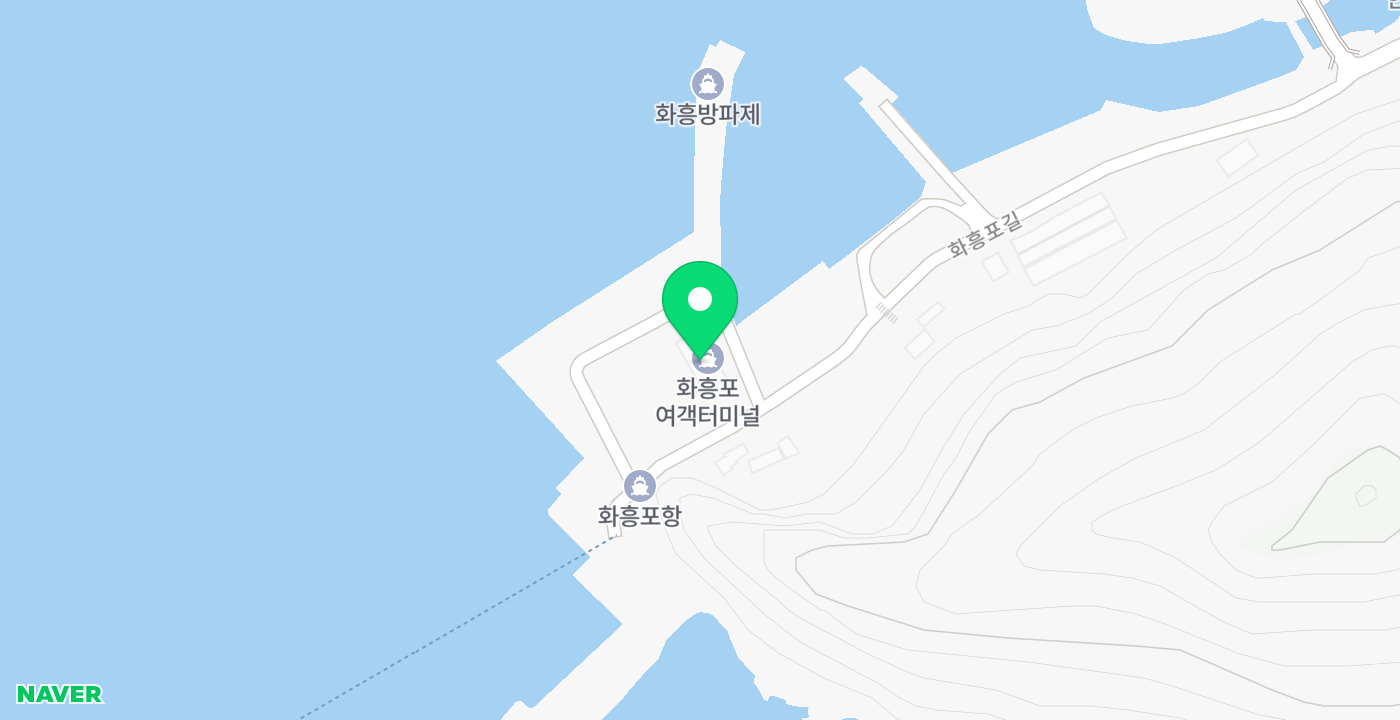 완도군 완도읍 화흥포항 위치 지도