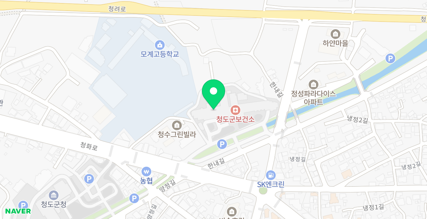 보건소(대남병원) 위치 지도