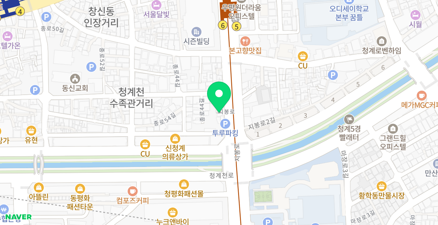종로구민회관 위치 지도