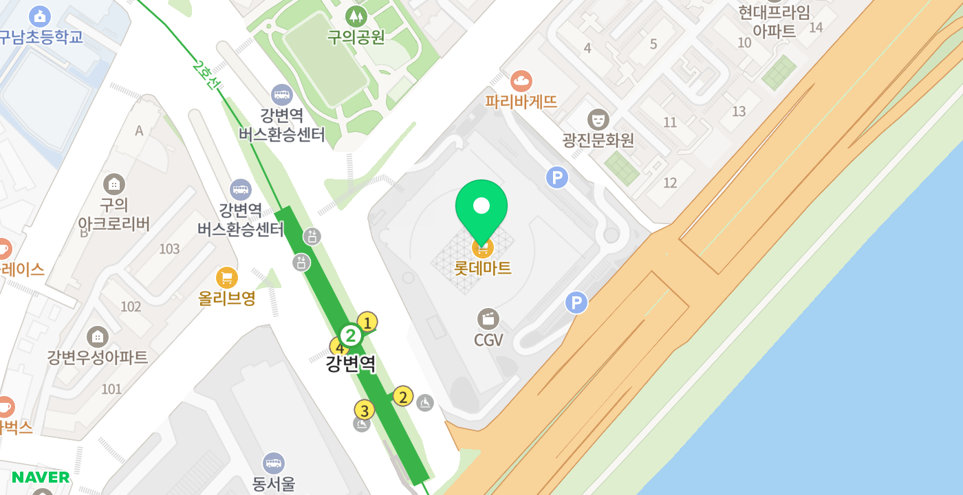 테크노마트 위치 지도