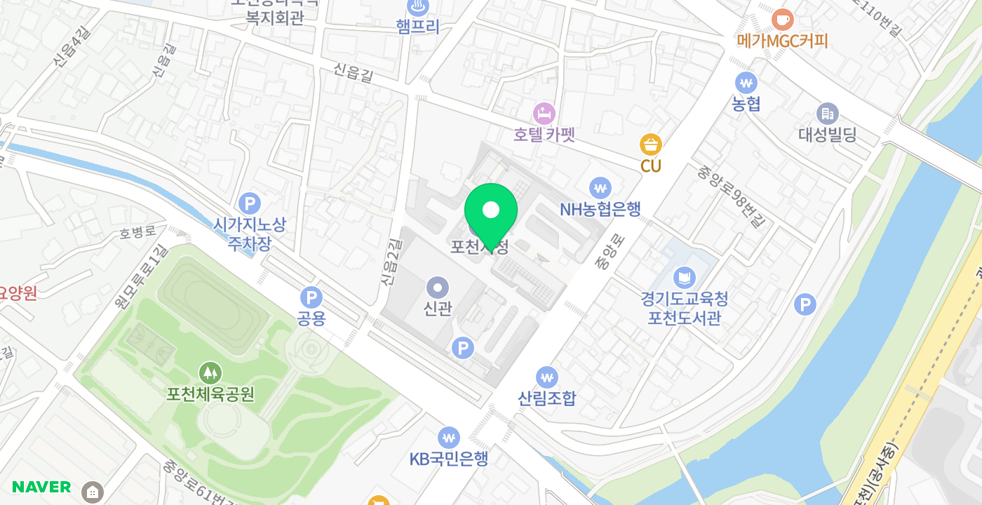 시청민원실 위치 지도