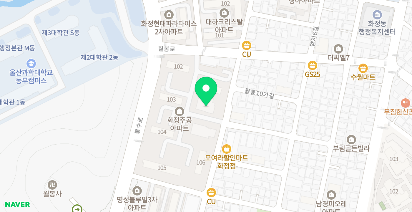 화정종합사회복지관 위치 지도