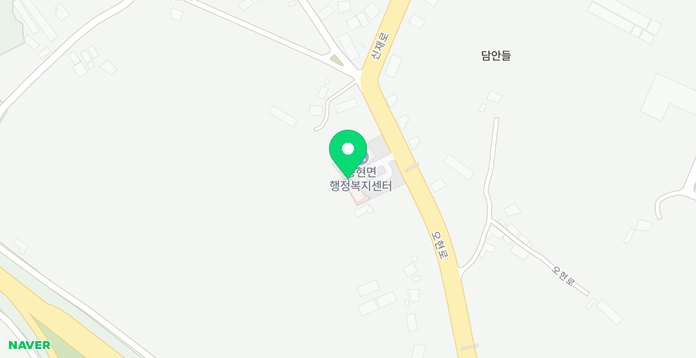 봉현면 위치 지도