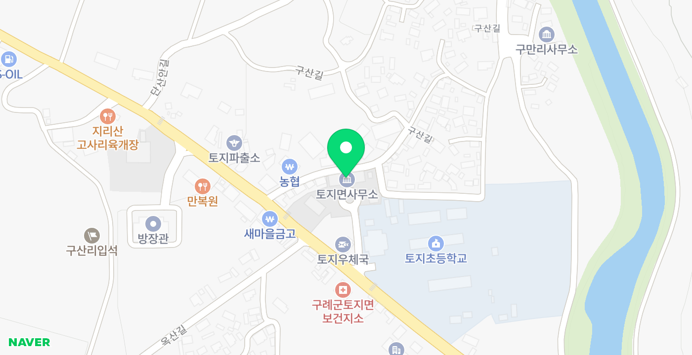 구례군 토지면 위치 지도