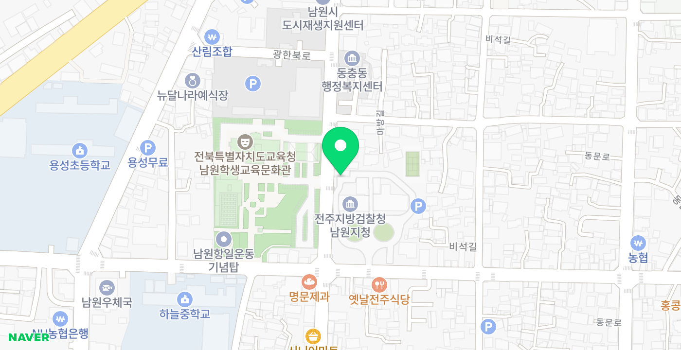 남원법원 위치 지도