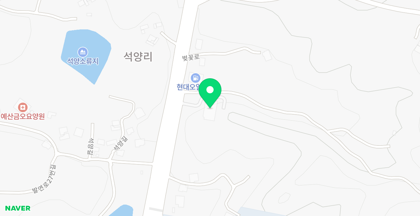 국민건강보험공단 예산지사 위치 지도