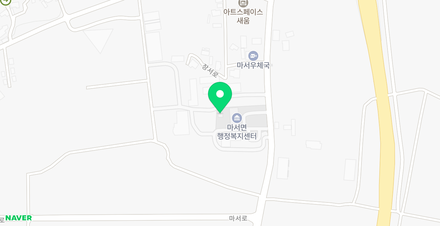 마서면사무소 위치 지도