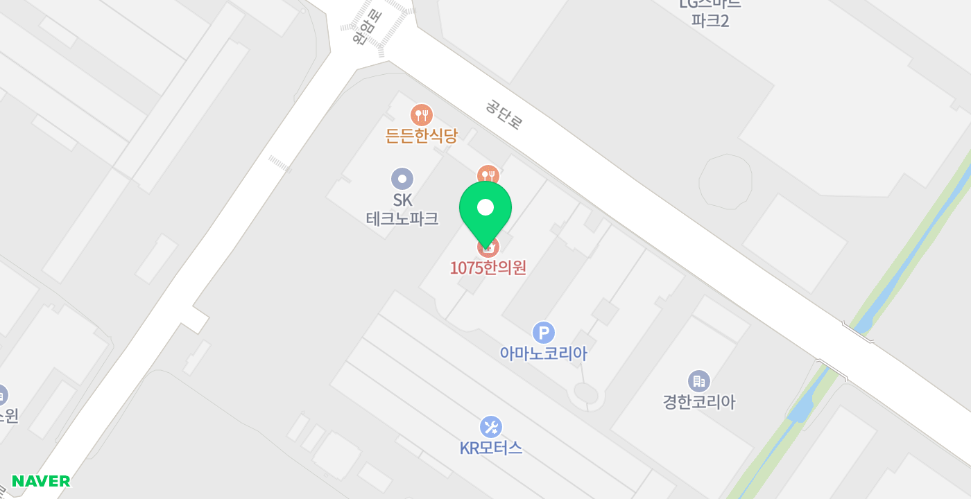 SK테크노파크 위치 지도