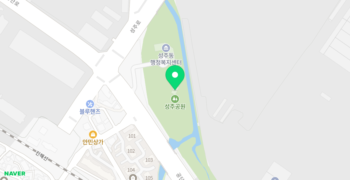 성주동행정복지센터 위치 지도