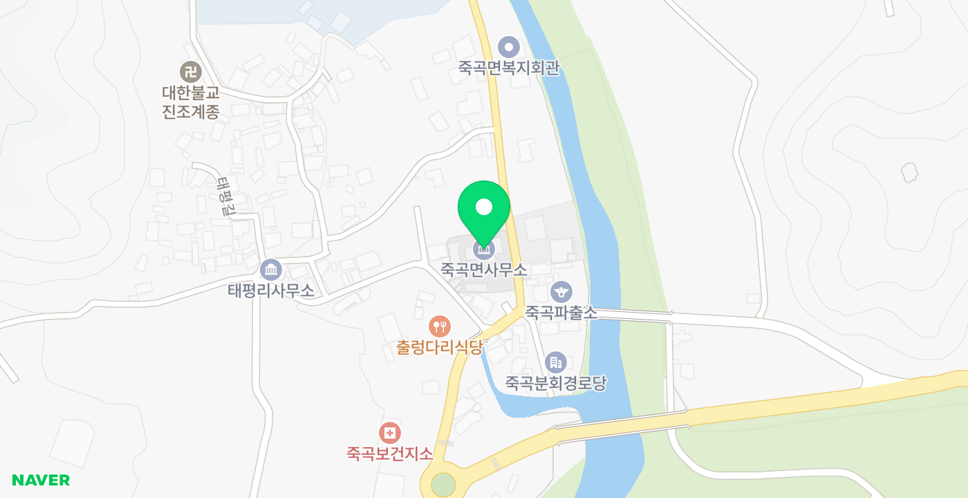 죽곡면사무소 위치 지도
