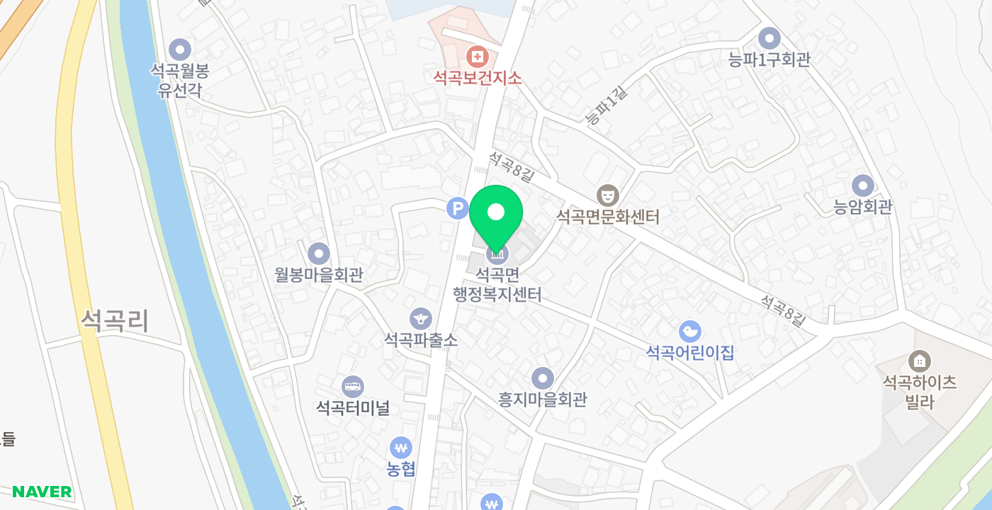 석곡면사무소 위치 지도