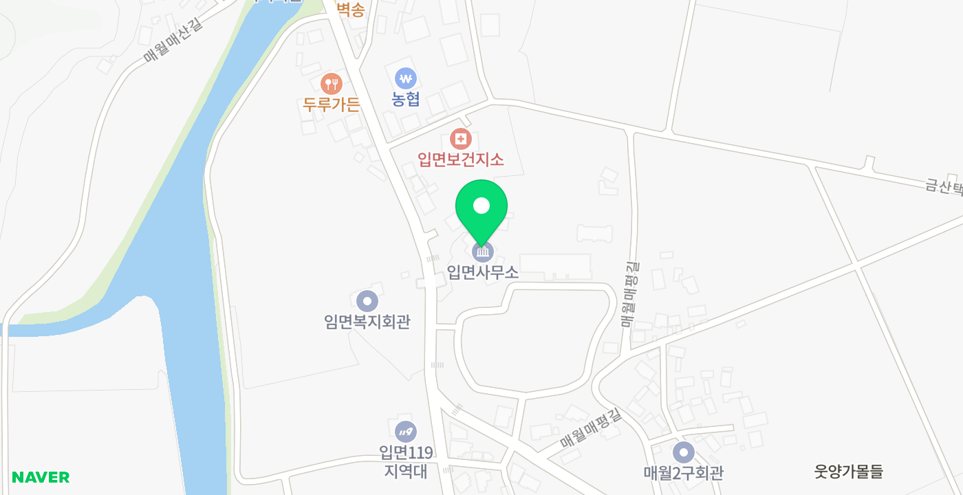 입면사무소 위치 지도