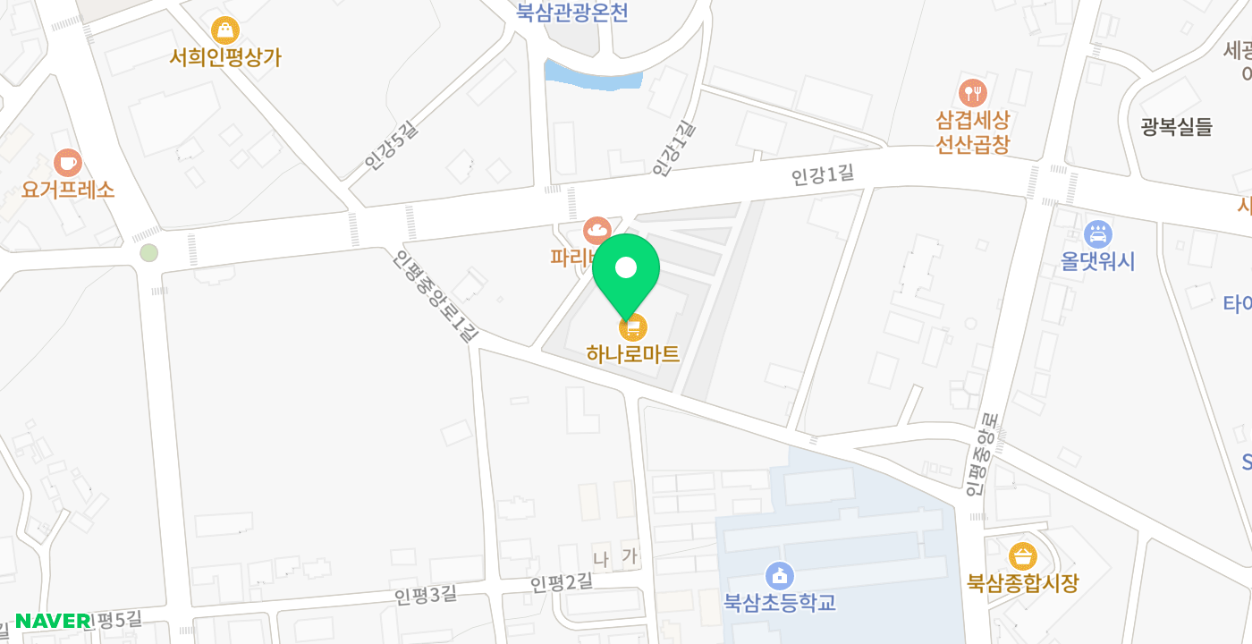 북삼농협 위치 지도