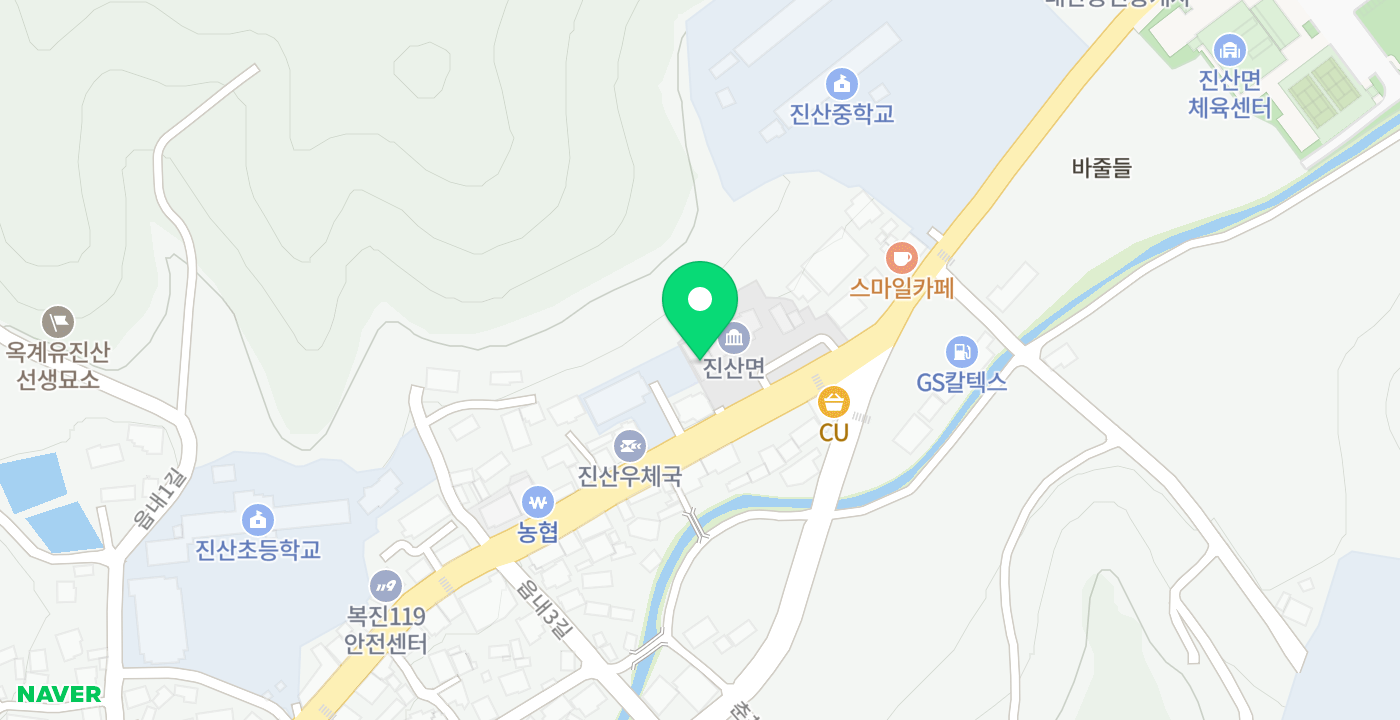 진산면사무소 위치 지도