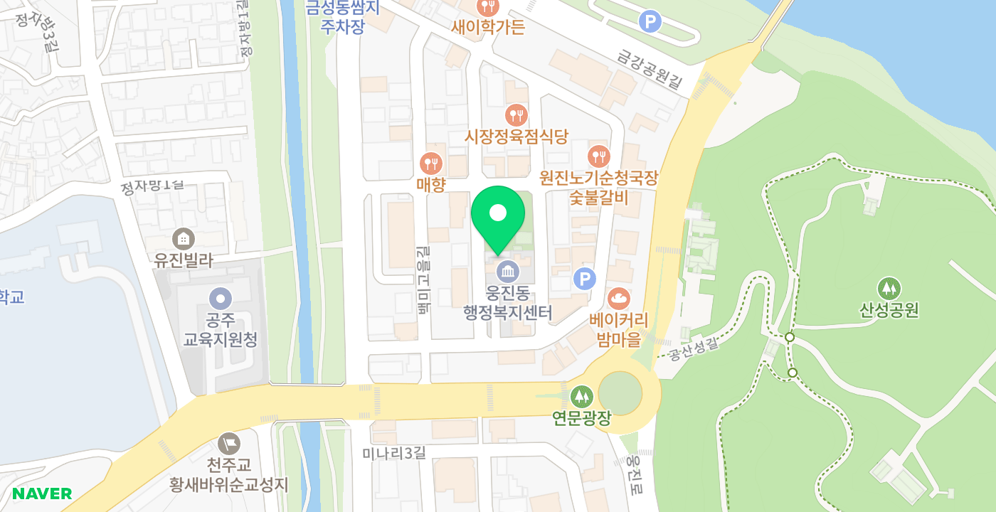 웅진동 무인 KIOSK 위치 지도