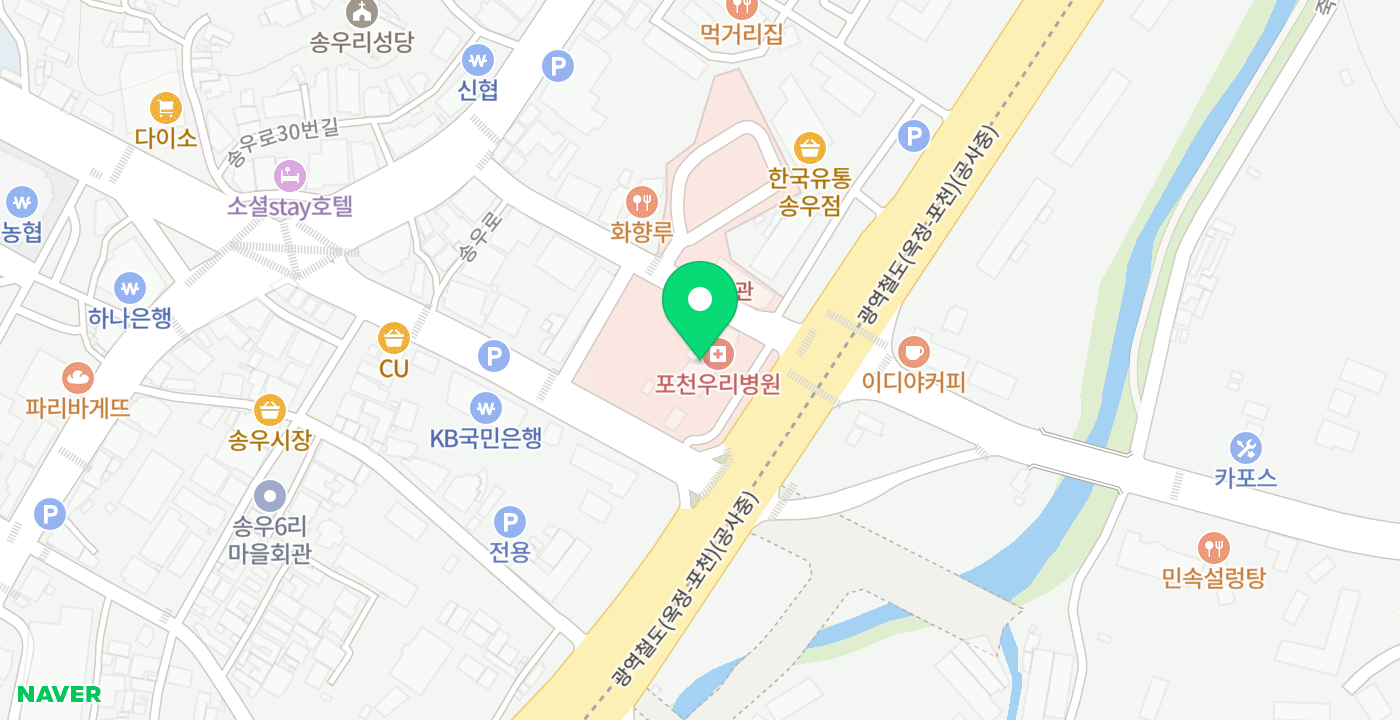 우리병원 위치 지도