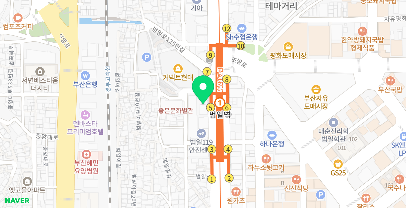 좋은문화병원 위치 지도