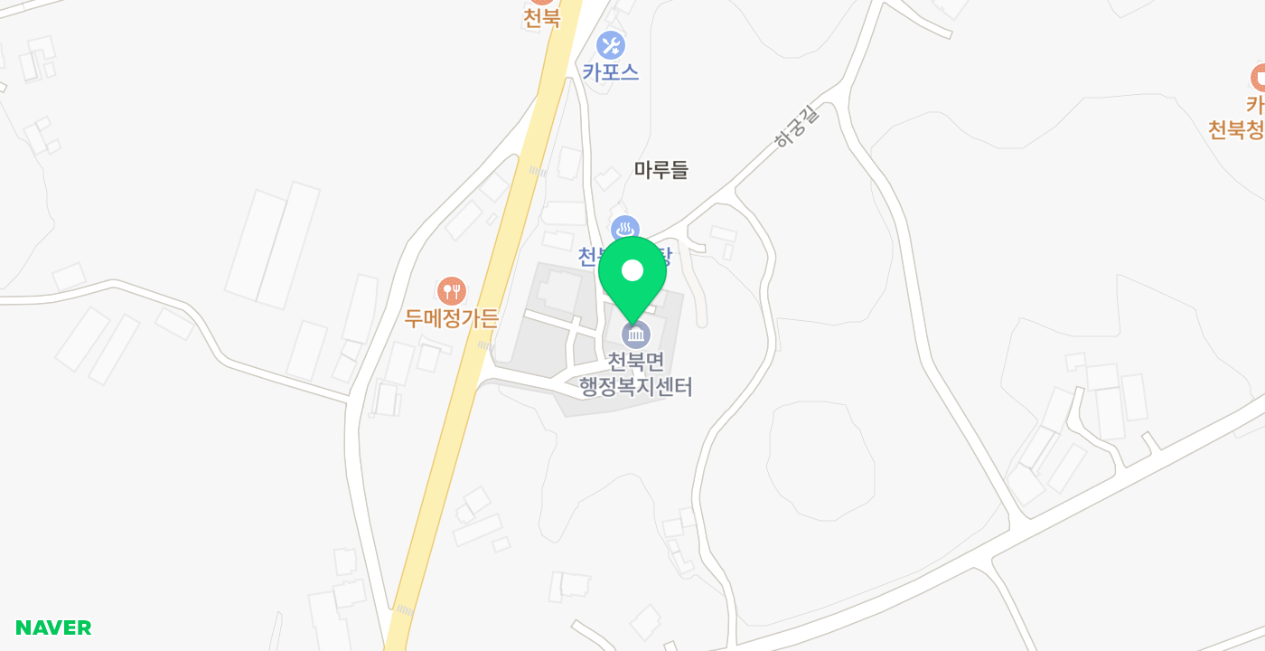 천북면 무인KIIOSK 위치 지도