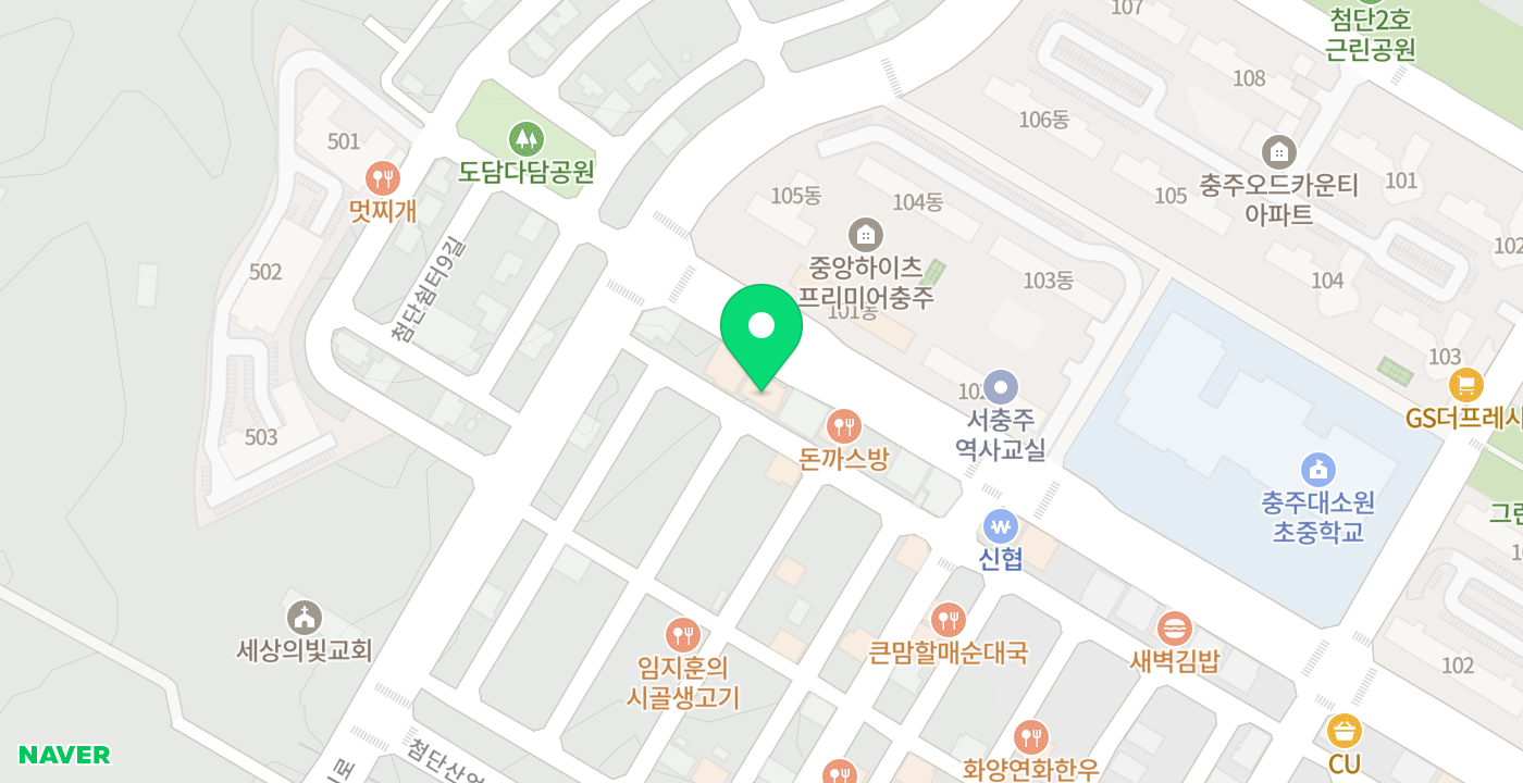 대소원면출장소 위치 지도