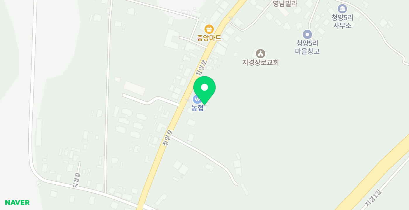 동철원농협 지경지소 위치 지도