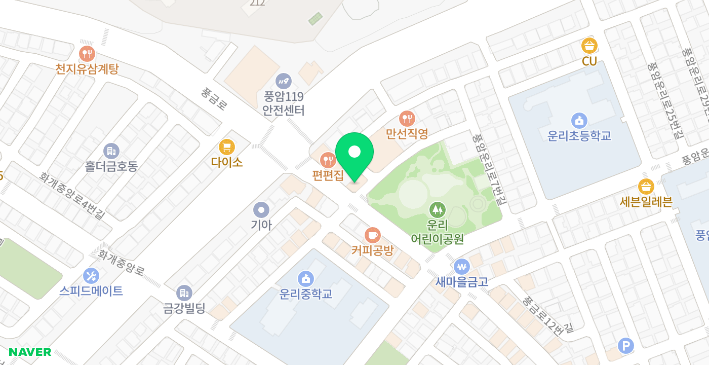 푸른새마을금고 위치 지도